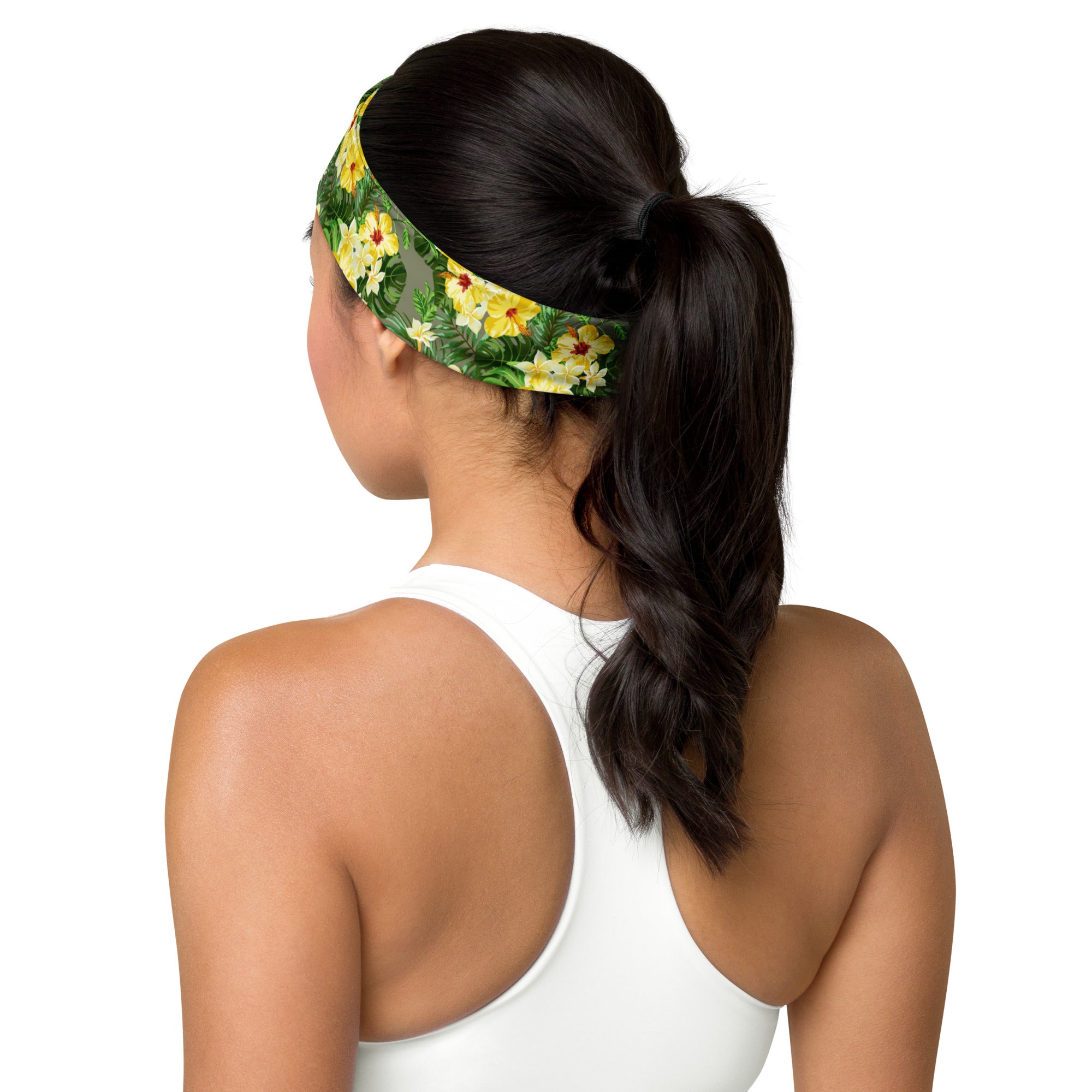 Women's Printed Headband - Tropical Garden