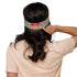 Women's Printed Headband - Bromeliad & Zebra