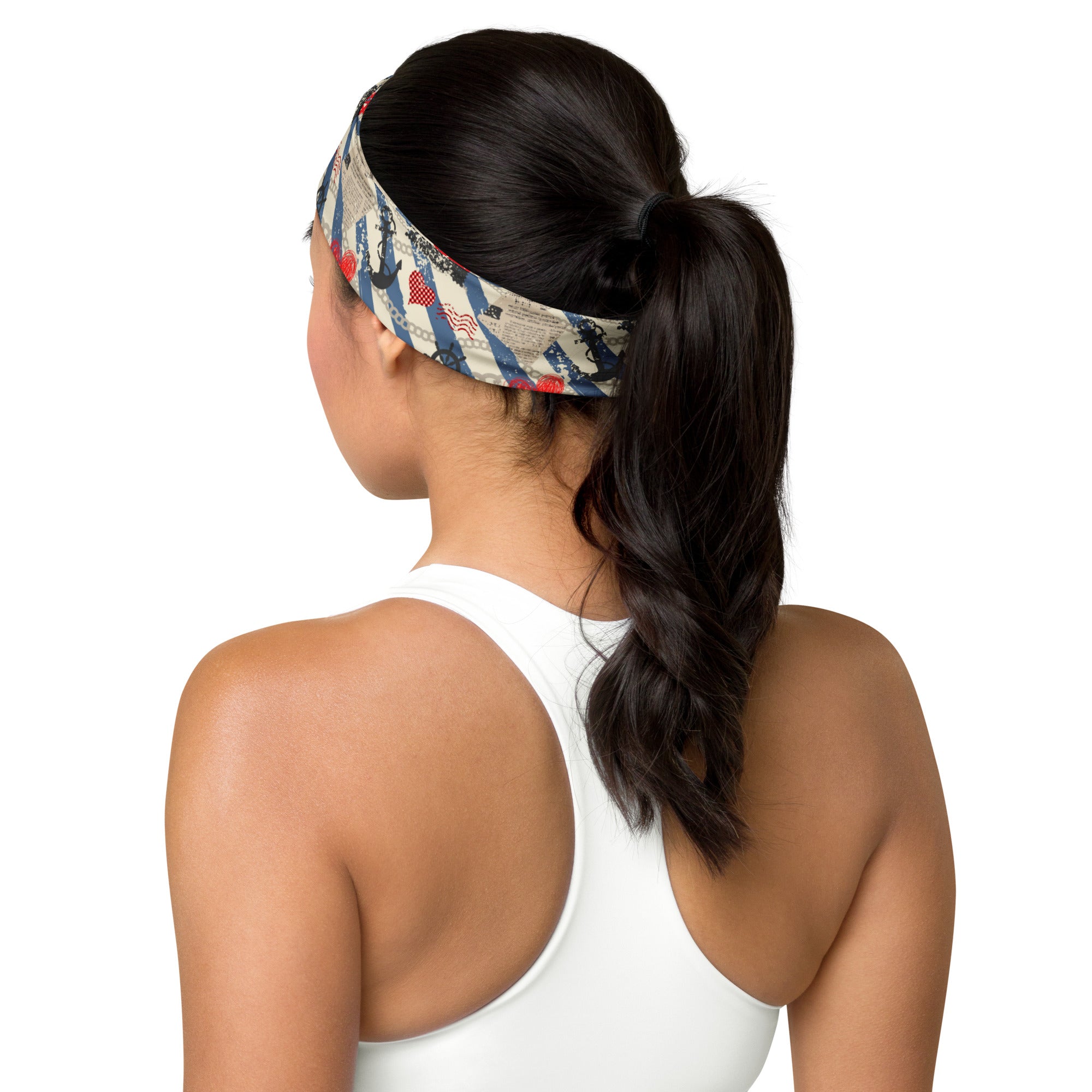 Women's Printed Headband - Nautical