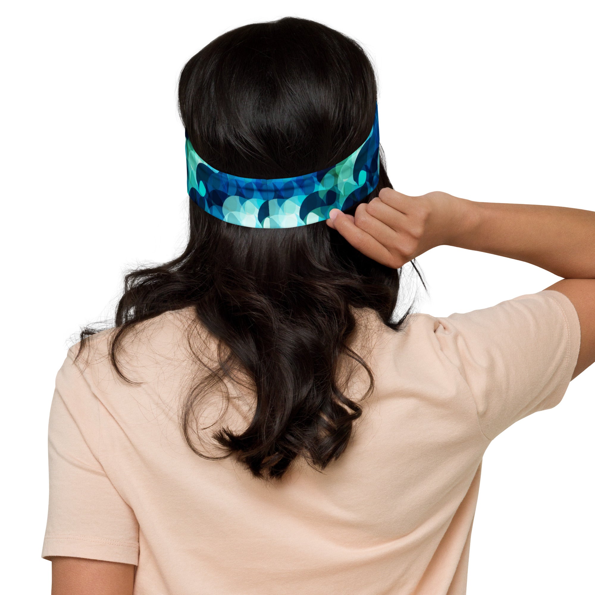 Women's Printed Headband - Mermaid Scales