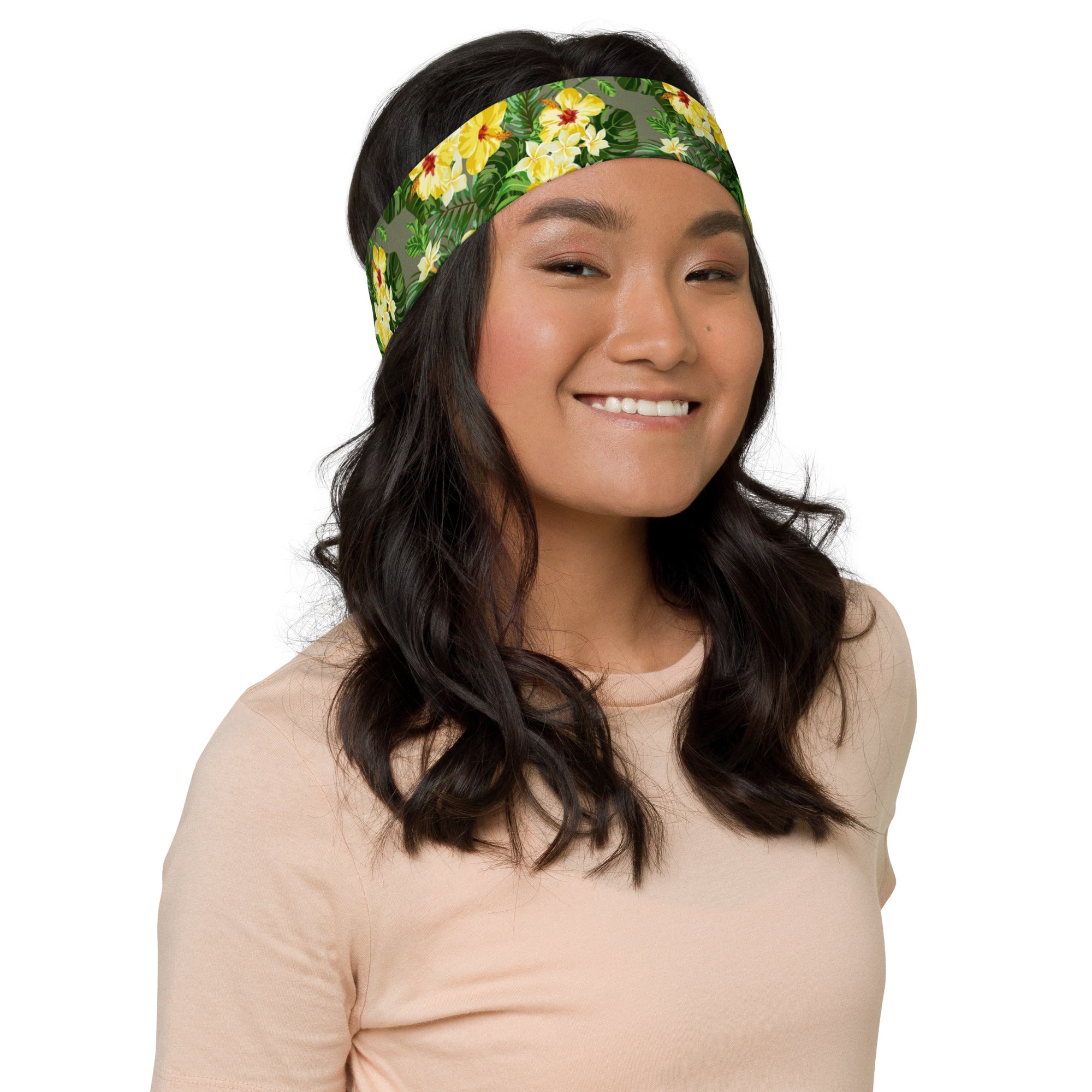 Women's Printed Headband - Tropical Garden