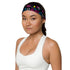 Women's Printed Headband - 1984 Black