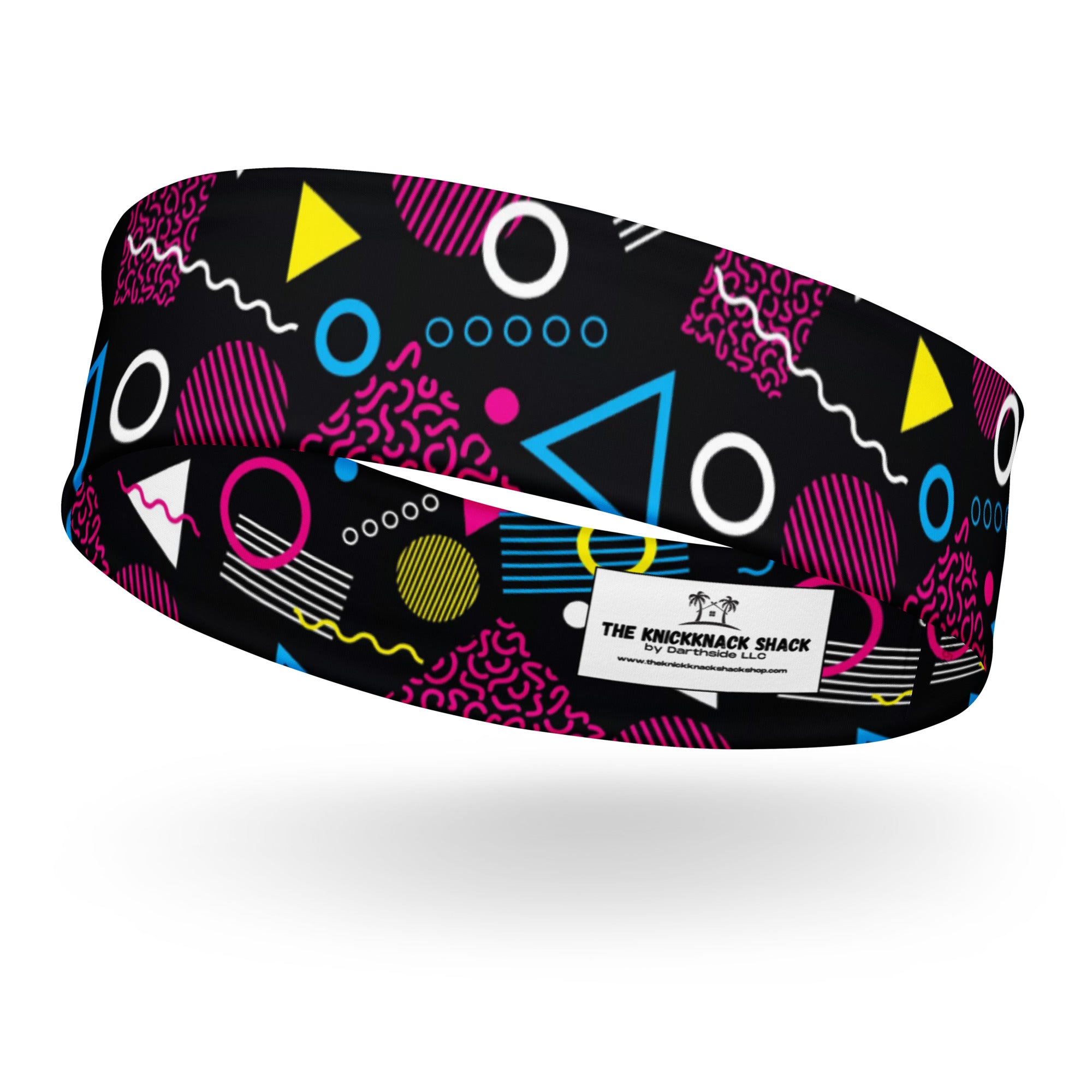 Women's Printed Headband - 1984 Black