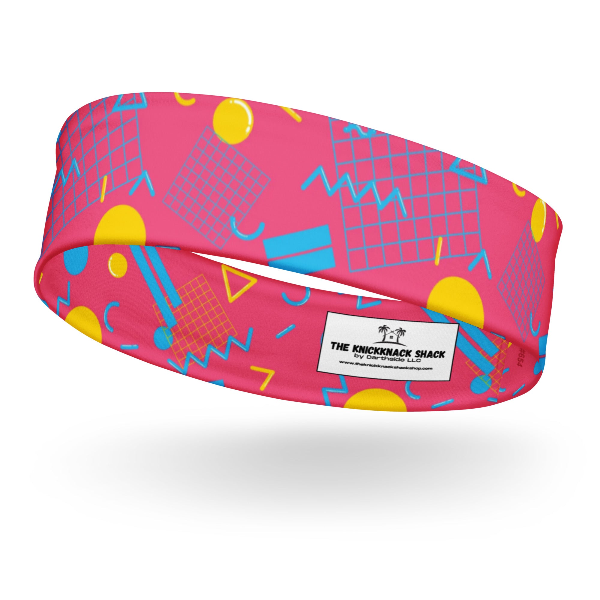 Women's Printed Headband - 1984 Pink