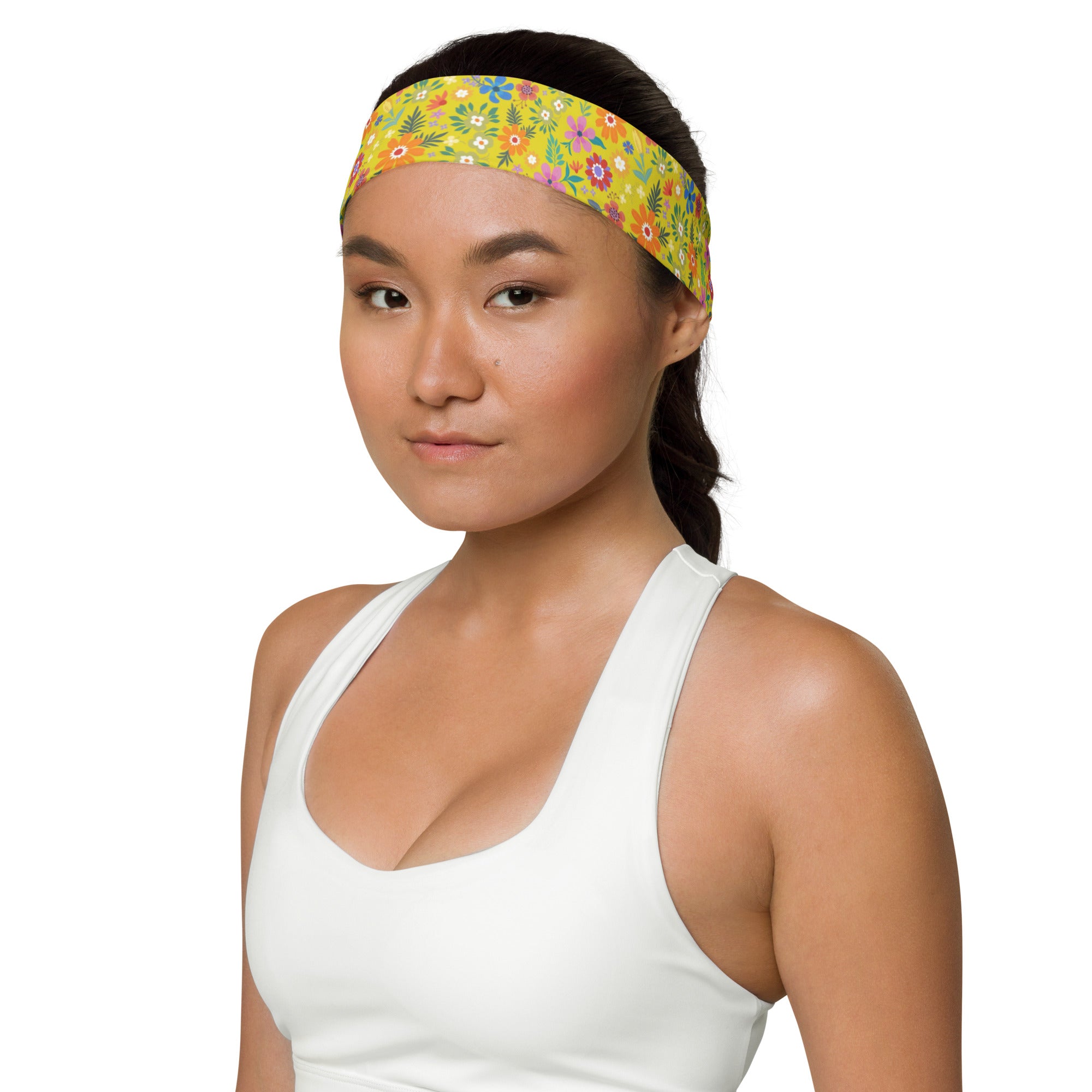 Women's Printed Headband - Bohemian Blossoms