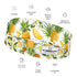 Women's Printed Headband - Pineapples & Plumeria-(White)