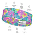 Women's Printed Headband - Tropical Print in Neon