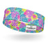 Women's Printed Headband - Tropical Print in Neon