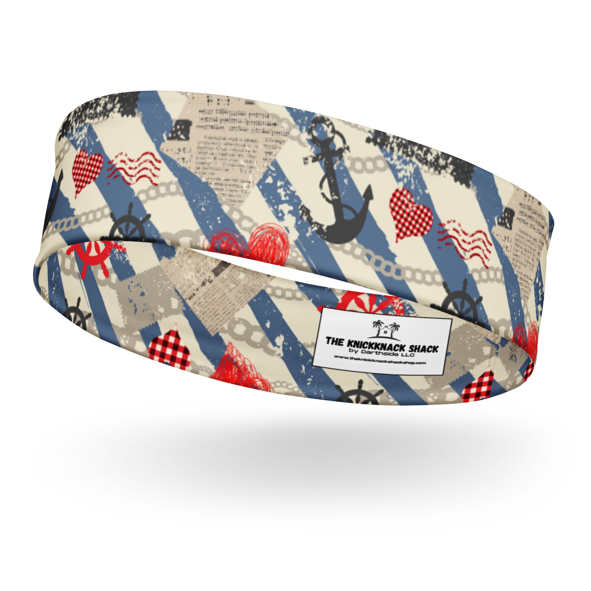 Women's Printed Headband - Nautical