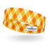 Diadema estampada para mujer - Argyle naranja