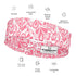 Women's Printed Headband - Paisley Hearts