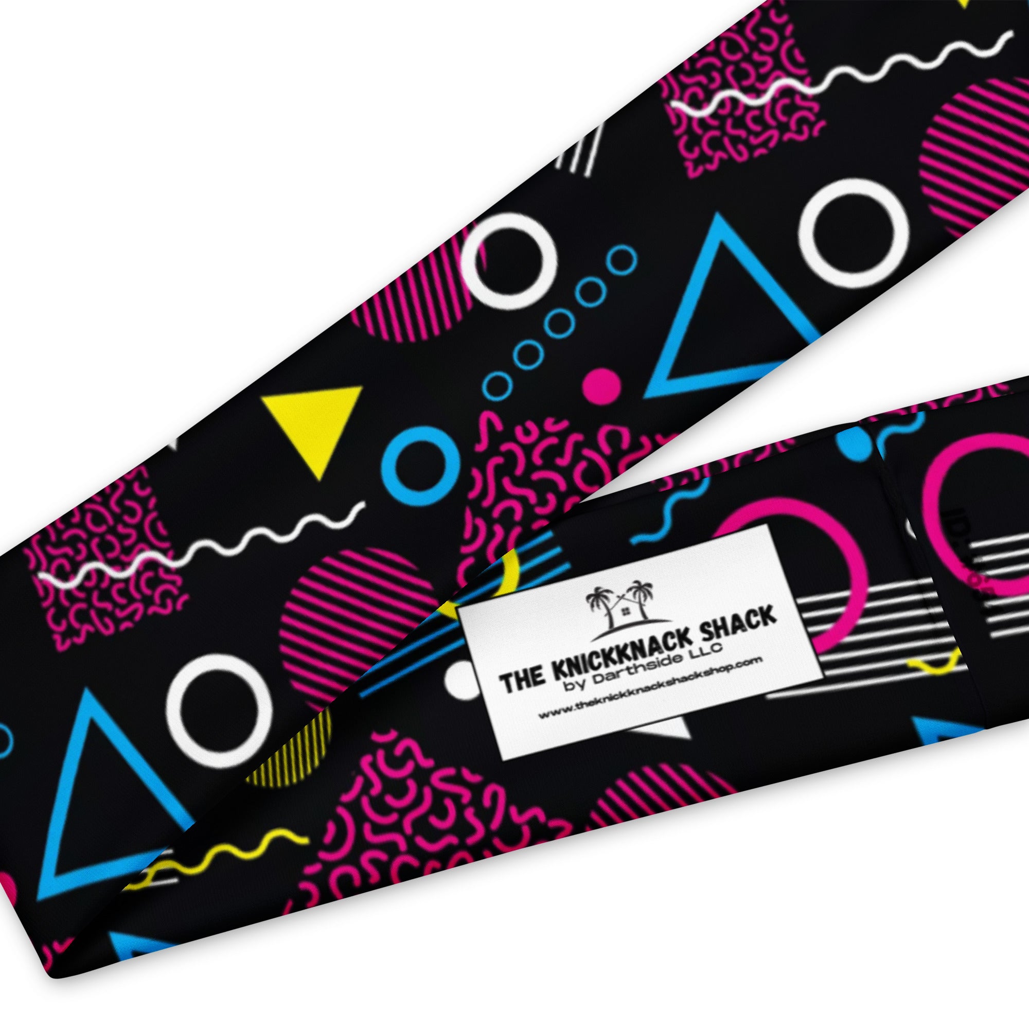 Women's Printed Headband - 1984 Black