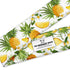 Women's Printed Headband - Pineapples & Plumeria-(White)