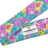 Women's Printed Headband - Tropical Print in Neon