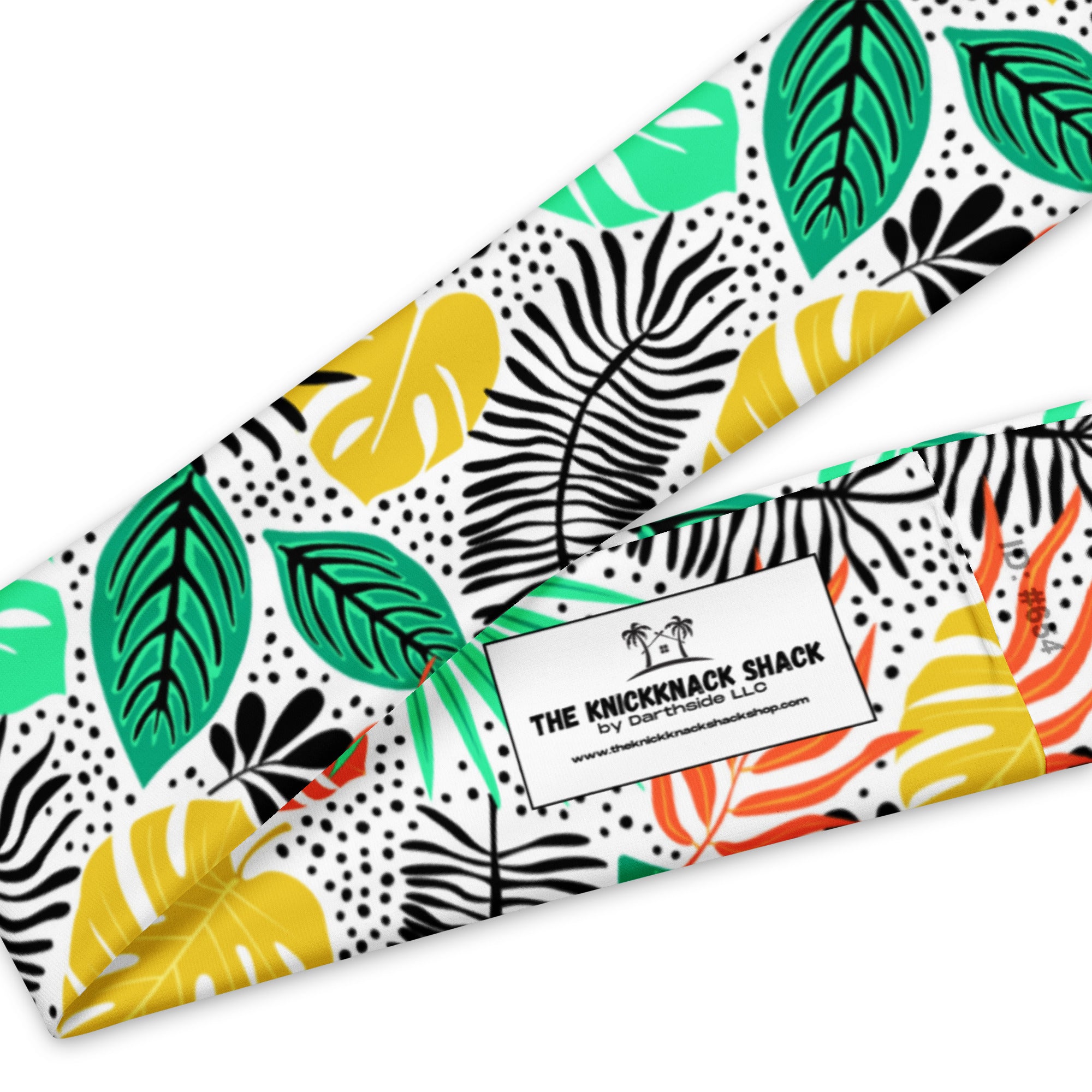 Women's Printed Headband - Tropical Print in Citrus