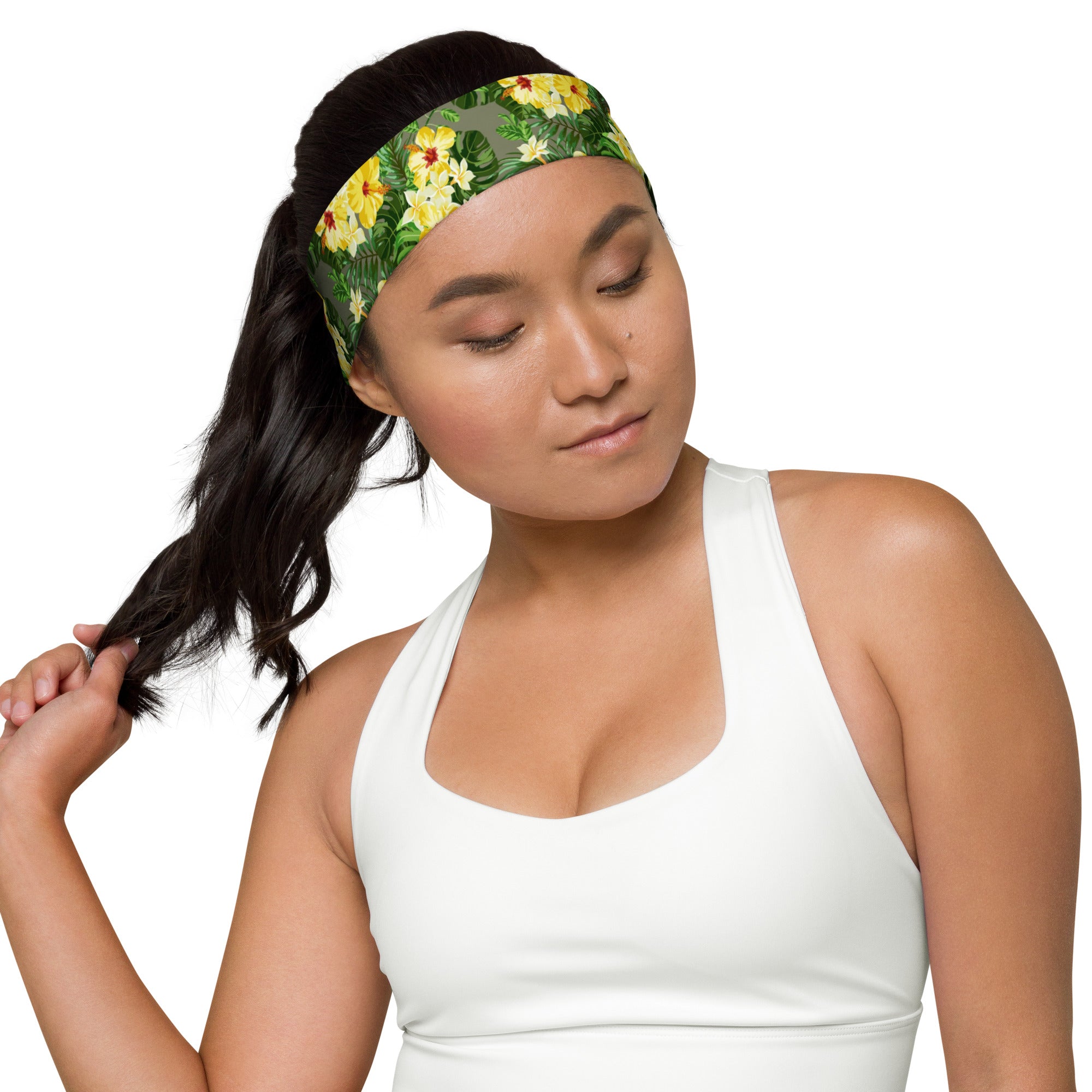 Women's Printed Headband - Tropical Garden