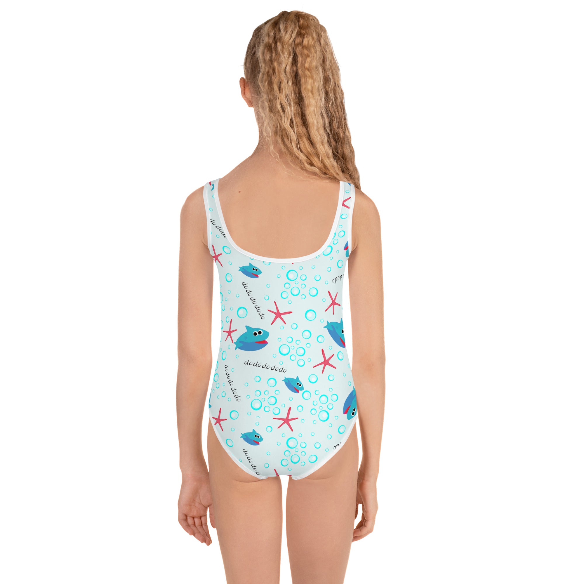Kids' Printed One-Piece Swimsuit - Baby Shark