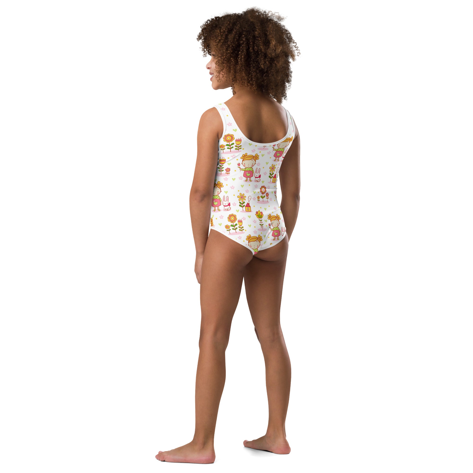 Kids' Printed One-Piece Swimsuit - Pinky & Lily