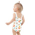 Kids' Printed One-Piece Swimsuit - Beach Day