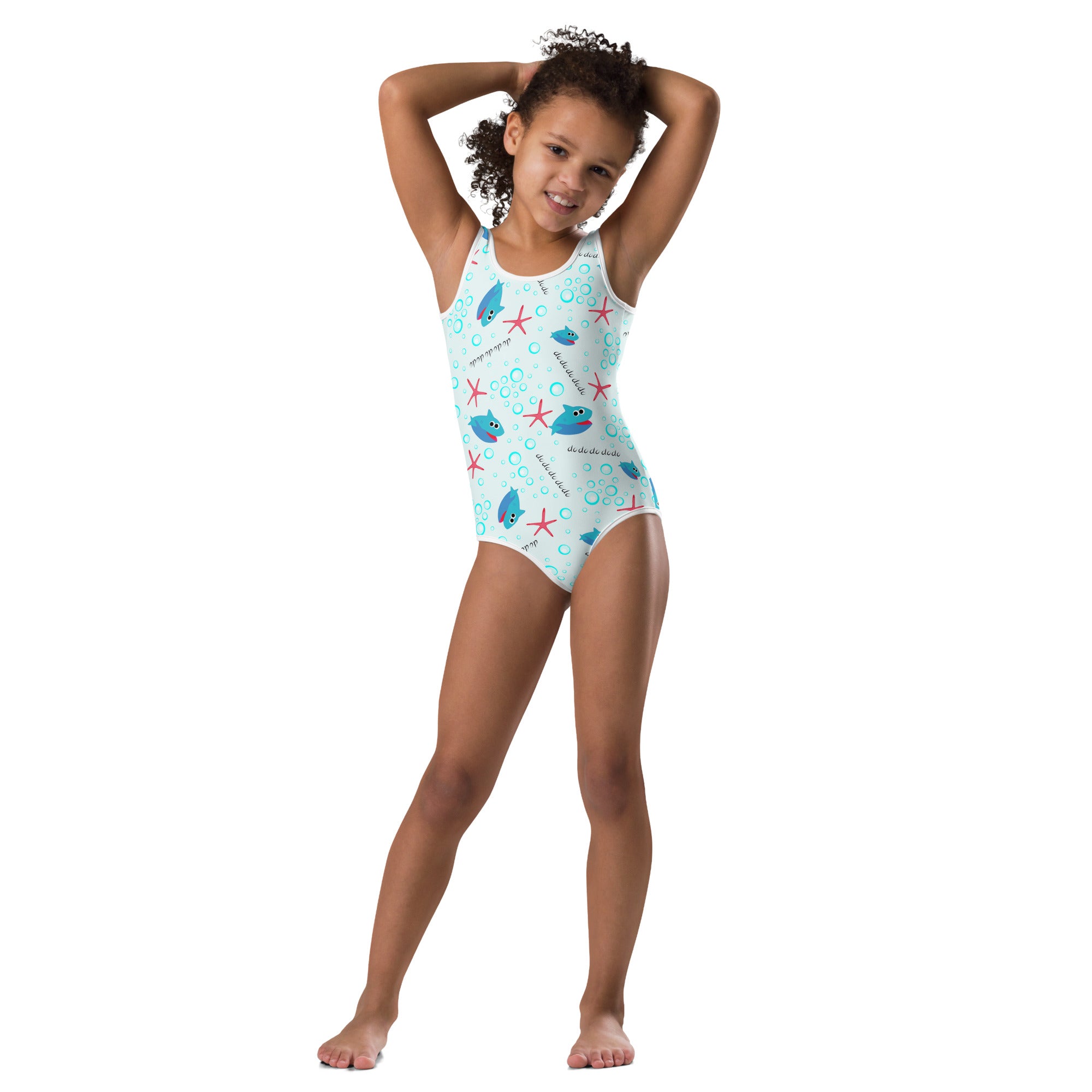 Kids' Printed One-Piece Swimsuit - Baby Shark