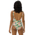 Printed One-Piece Swimsuit - Hibiscus