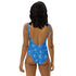 Printed One-Piece Swimsuit - Waves