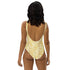 Printed One-Piece Swimsuit - Gold Leaves