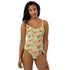 Printed One-Piece Swimsuit - Botanical Green