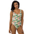 Printed One-Piece Swimsuit - Hibiscus