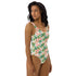 Printed One-Piece Swimsuit - Hibiscus