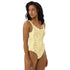 Printed One-Piece Swimsuit - Gold Leaves