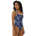 Printed One-Piece Swimsuit - Nautical