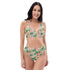 Printed rPET High-Waist Sport Bikini - Hibiscus