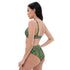 Printed rPET High-Waist Sport Bikini - Animal Print (Style 3)