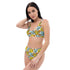 Printed rPET High-Waist Sport Bikini - Animal Print (Style 1)