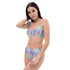 Printed rPET High-Waist Sport Bikini - Animal Print (Style 2)