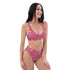 Printed rPET High-Waist Sport Bikini - 1984 Pink