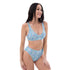 Printed rPET High-Waist Sport Bikini - Whales