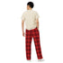 Loose-Fit Lounge Pants - Red Plaid