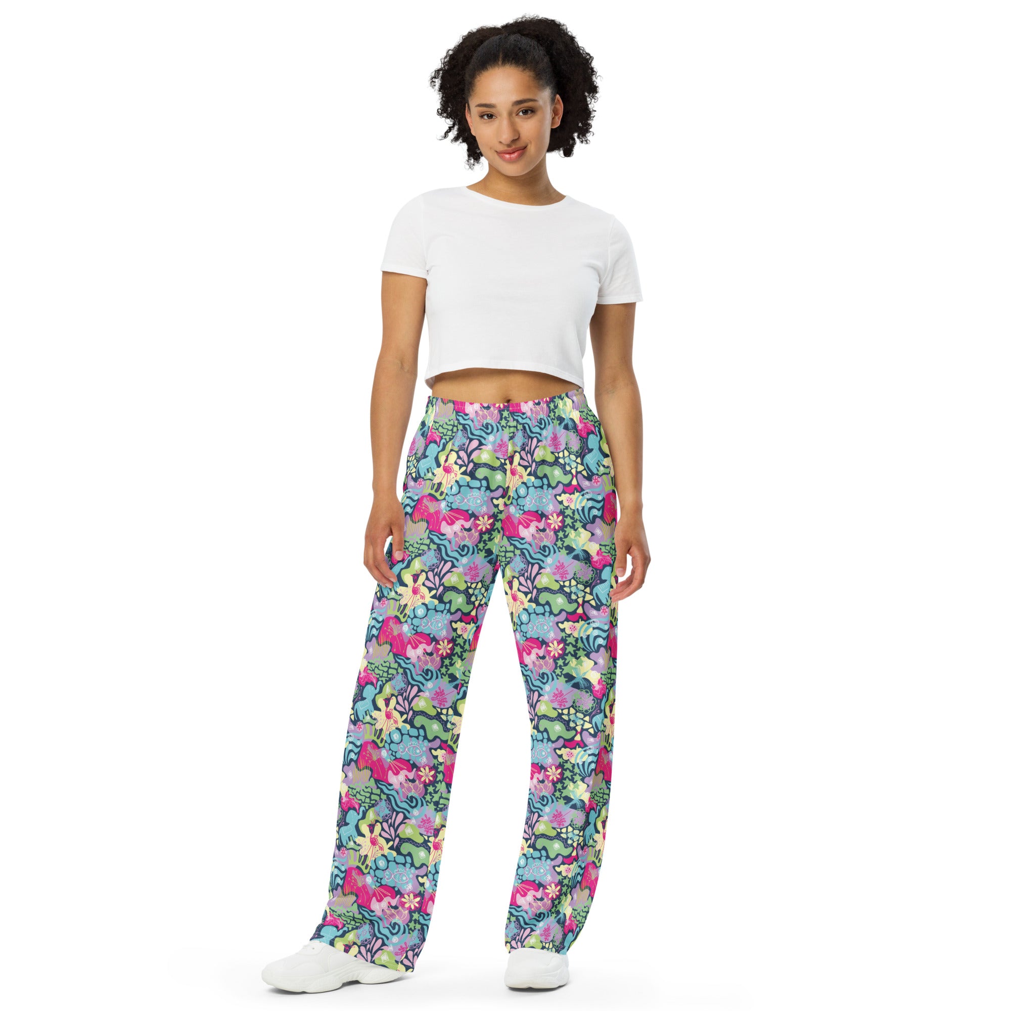 Pantalones anchos estampados - Doodle Me This