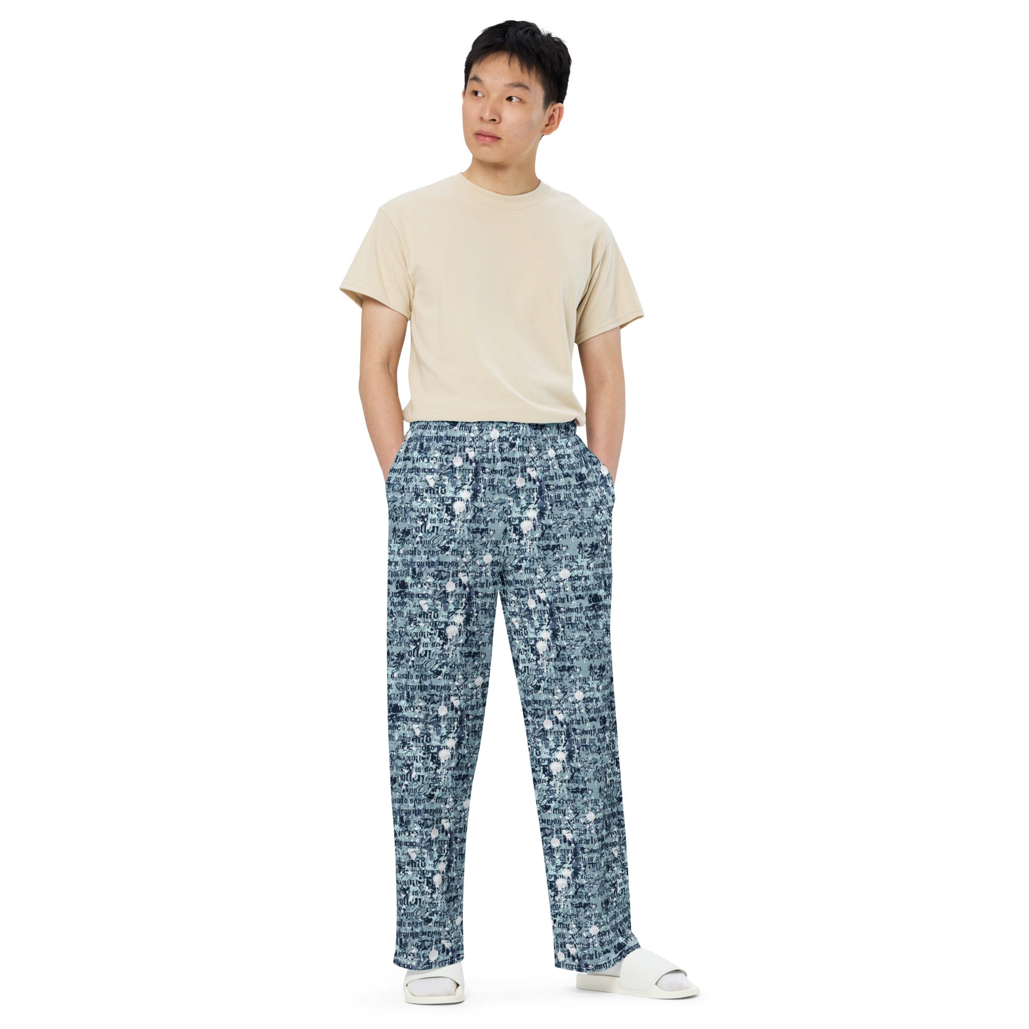 Loose-Fit Lounge Pants - Blue Gothic