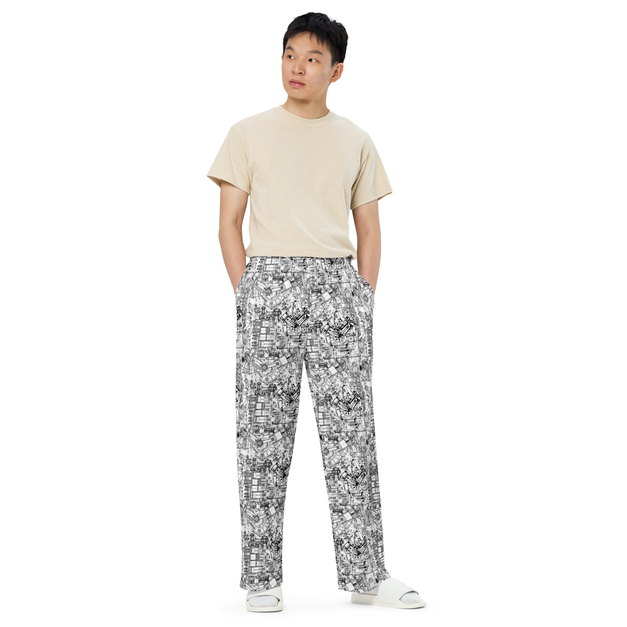 Pantalones holgados para estar por casa - Blueprints