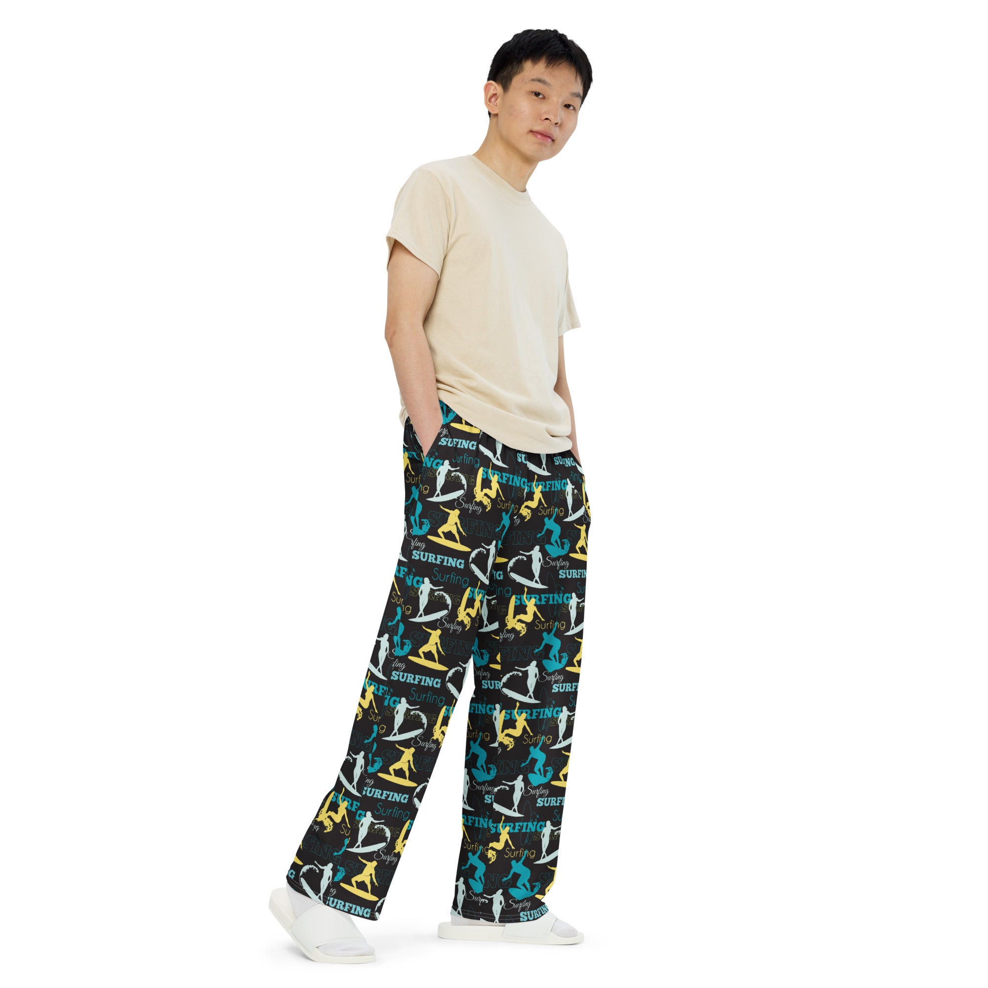 Loose-Fit Lounge Pants - Gone Surfing