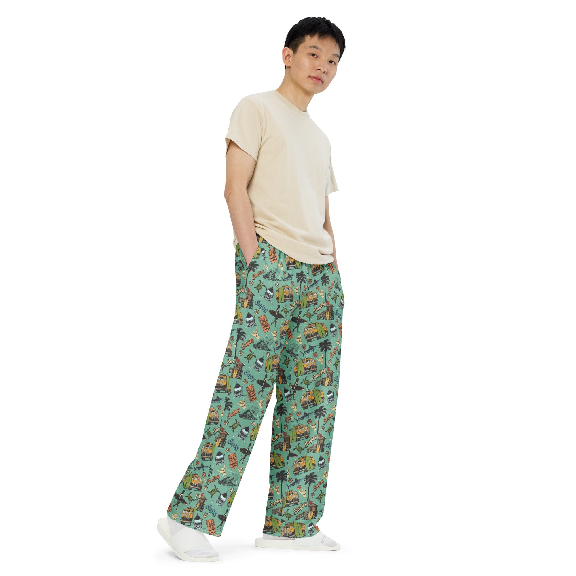 Loose-Fit Lounge Pants - Surf Culture