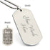 Customizable Engraved Dog Tag Necklace