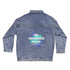 Women's Oversize Printed Denim Jacket - Style 01A