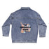 Women's Oversize Printed Denim Jacket - Style 02B