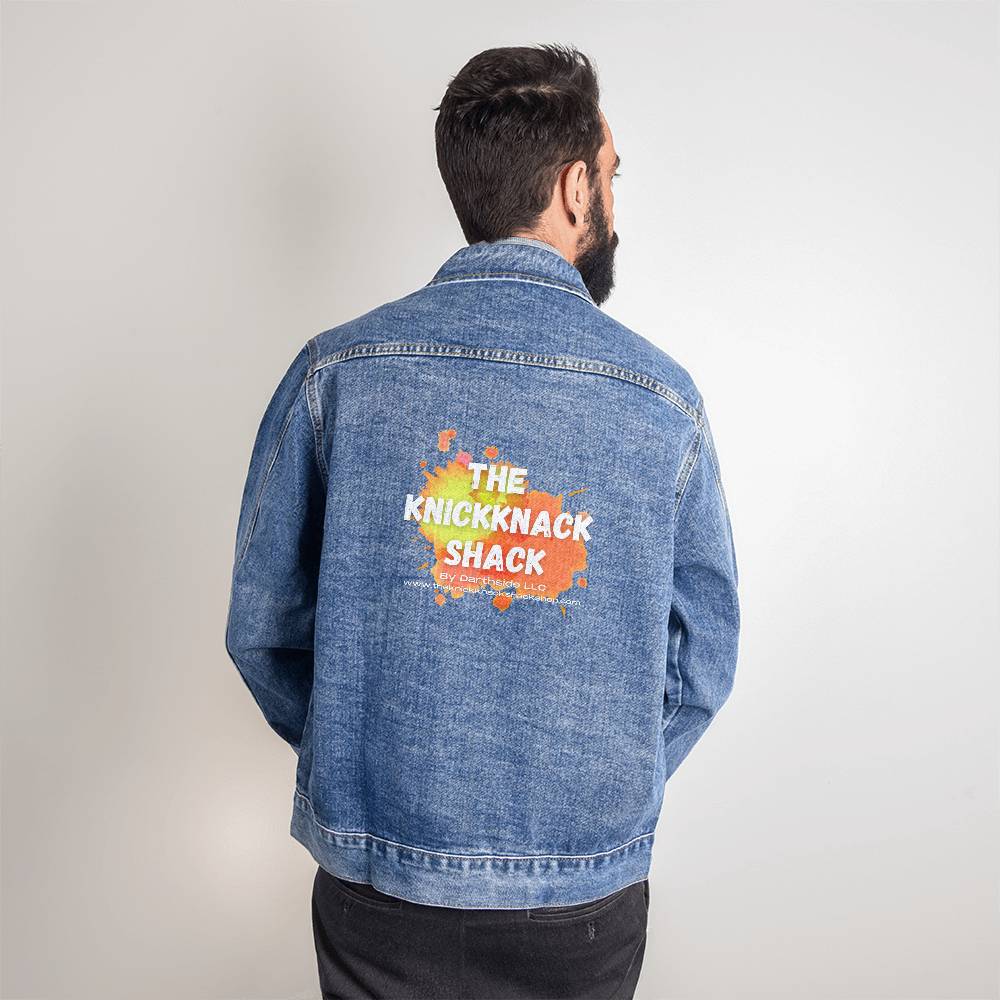 Men's Printed Denim Jacket - Style 06A