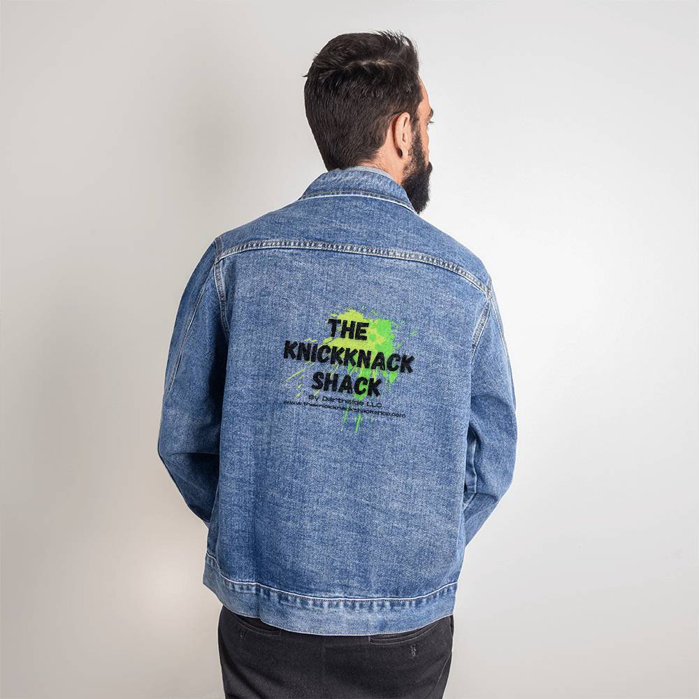 Men's Printed Denim Jacket - Style 06B