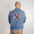 Customizable Men's Printed Denim Jacket